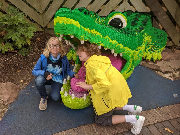 Lego crocodile, Legoland, Windsor with kids