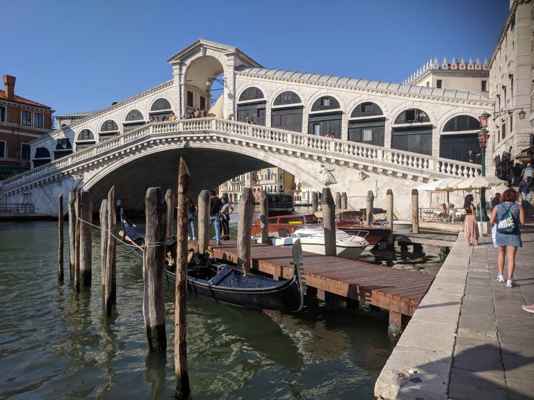 Rialto Bridge, Venice with kids