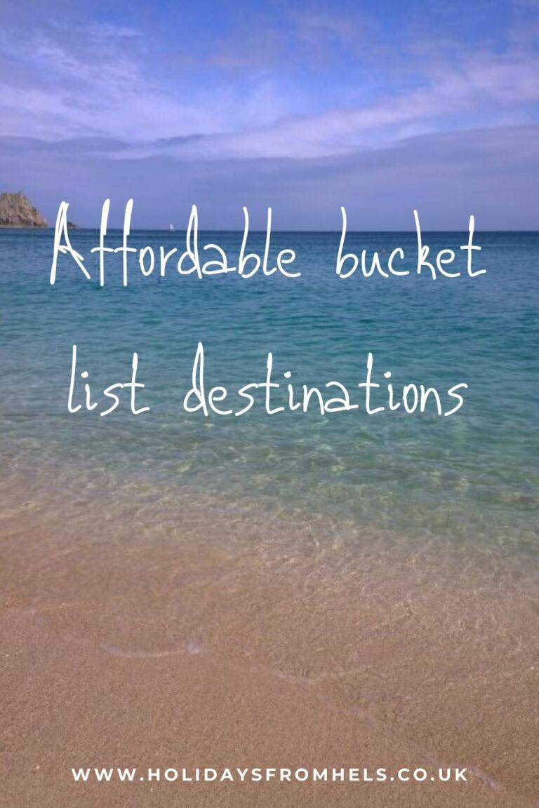Affordable bucket list destinations