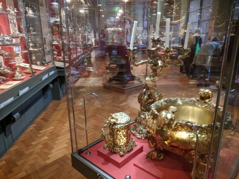 Silver galleries, V and A, London itinerary with kid