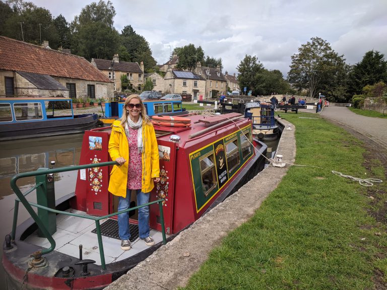 Bradford on Avon Lock, Kennet and Avon Canal, one day canal boat hire