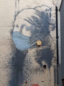 Banksy, Girl with pearl earing, street art, things to do in Bristol with kids in lockdown