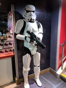 Storm Trooper in Hamleys, things to do in London with teens
