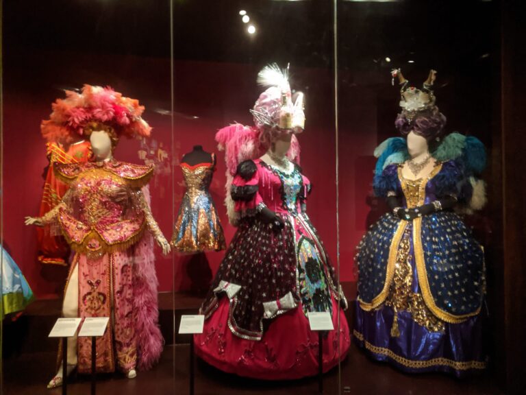 Costumes at the V and A, things to do in London with teens