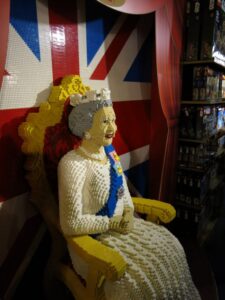 Lego Queen in Hamleys, things to do in London with teens