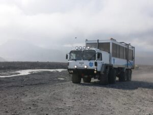 Glacier truck,, Into the glacier base camp, Iceland, Bucket list ideas