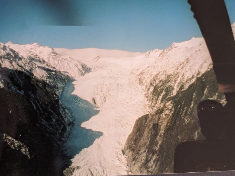 View from helicopter, Franz Josef Glacier, New Zealand, ideas for a bucket list