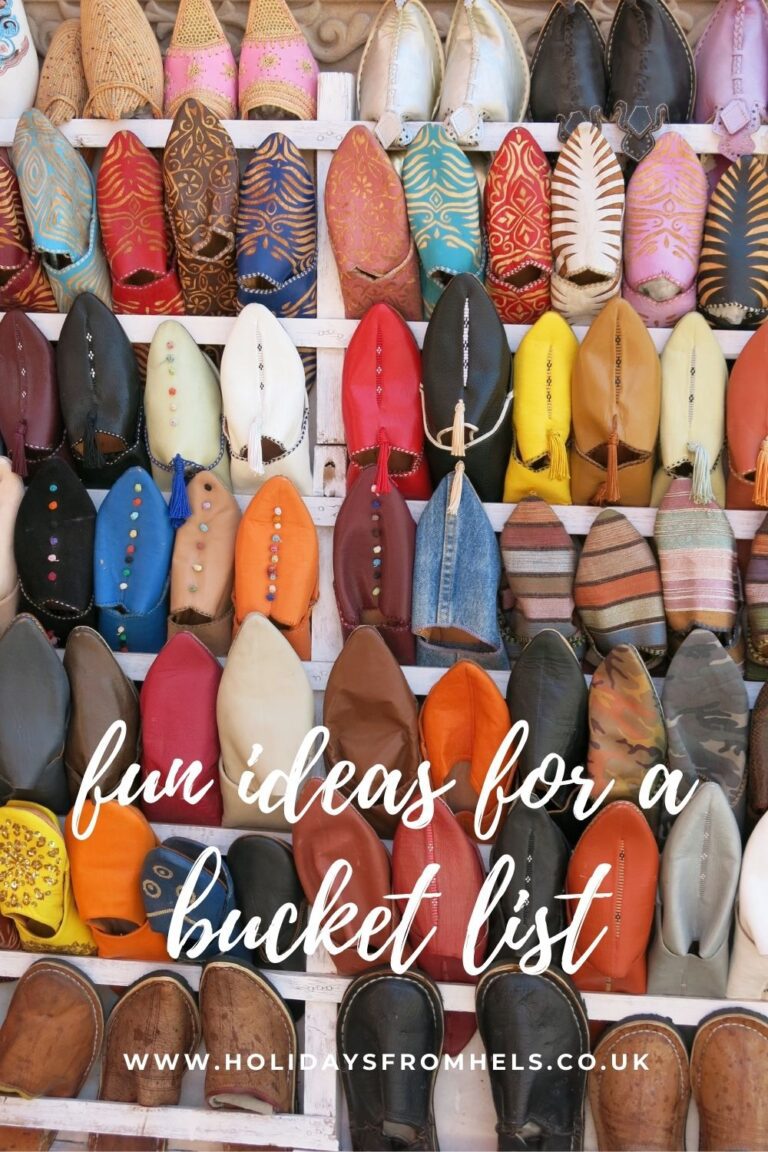 ideas for a bucket list Marrakesh souk