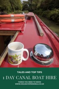 1 day canal boat hire