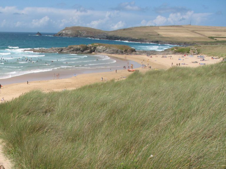 Crantock Beach, Cornwall, best holiday parks in South West