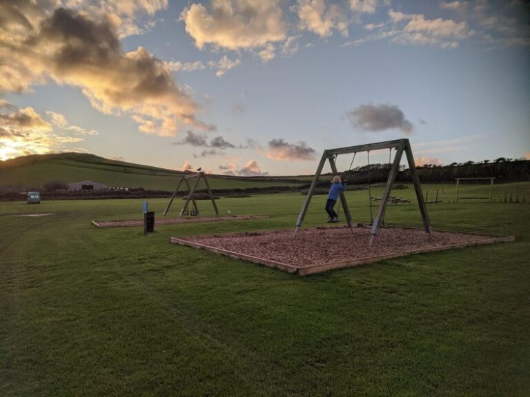 Play ground Ruda Croyde, caravan holidays