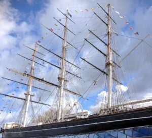 Cutty Sark, London with kids