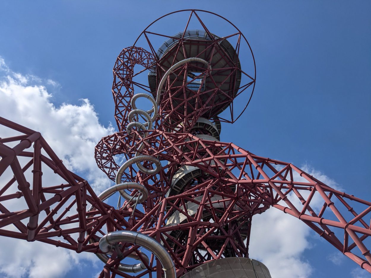 ArcellorMittal slide, Olympic Park, London for kids