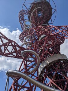 ArcelMittor slide, Olympic park, London for kids