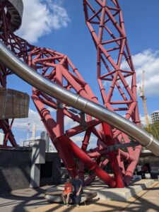 ArcelMittor slide, Olympic park, London for kids