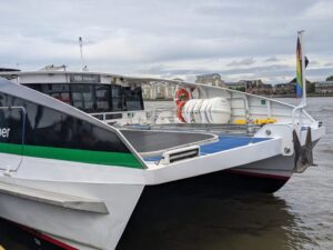 Thames boat ride, London for kids