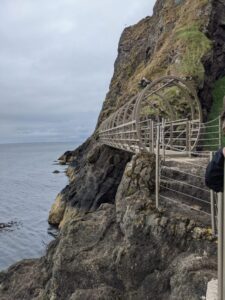 Te Gobbins cliff path, road trip Northern Ireland