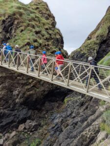 Te Gobbins cliff path, road trip Northern Ireland