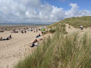 Harlech beach, Wales Road trip