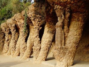 Park Guell walkways by Pixabay