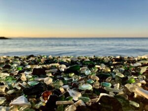 Sea glass beach