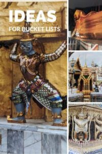 Ideas for bucket lists Thailand