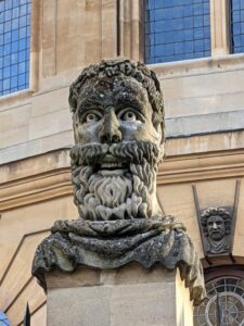 Stone head, Oxford with kids