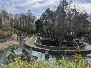 Pirate log flume, Legoland Oxford with kids