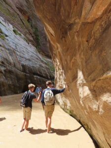 Zion Narrows. USA road trip with teens