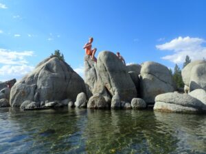 Zephyr Cove, South Lake Tahoe, USA road trip with teens