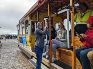 Cable car ride San Francisco,