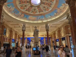 Caesar's Palace, Las Vegas, USA road trip with teens