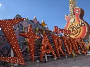 Neon Boneyard, Las Vegas, USA road trip with teens