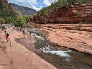 Slide Rock Park, Sedona, USA road trip with teens