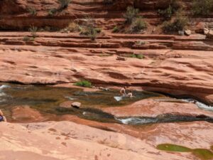 Slide Rock Park, Sedona, USA road trip with teens