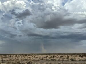 Storms in Yuma, USA road trip with teens