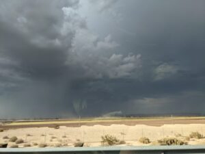 Yuma storm, USA road trip with teens