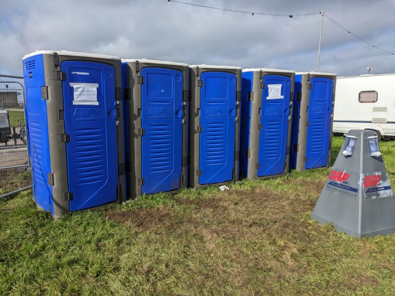 Staff toilets, Volunteering at festivals with teens
