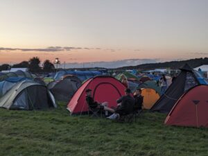 Staff campsite Reading