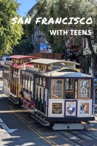San Francisco with teens, Cable car