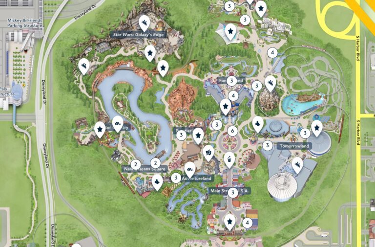 Disney park map