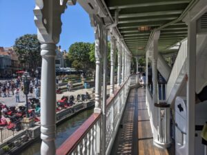 Mark Twain Paddle Steamer, Anaheim, Disney with teens