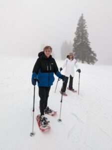 Snow shoeing, Schwartzwald winter holiday