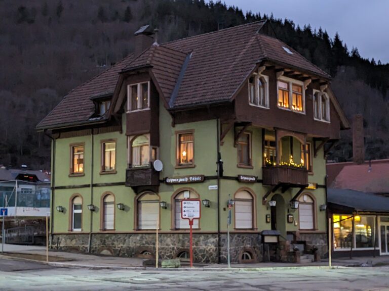 Traditional House, Todtnau, Black Forest, Schwartzwald winter holiday