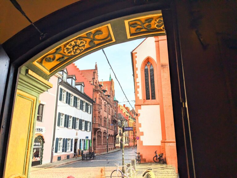 Archway, Freiberg,, Schwartzwald winter holiday